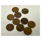 10 Misc. Wheat Pennies #5
