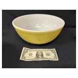 Vintage Pyrex Primary Color Yellow Large Bowl