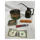 Lot of Vintage Cans and Door Ease and Glue