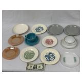 Vintage Saucer Plates Inc. Fire-King & More