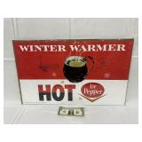 'Hot' Dr Pepper Advertisment Sign