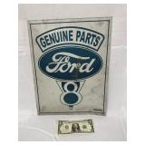 Ford 'Genuine Parts' Metal Sign