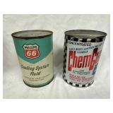 Phillips 66 Cooling Fluid and Chem Guard Cans