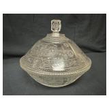Antique EAPG Bryce Brothers Willow Oak Glass Dish