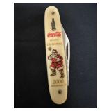 Collectible Coca-Cola 2000 Adv. Frost Knife