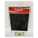 Metal Coca Cola Chalk Board Sign