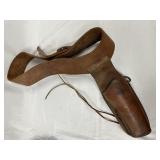 Viking Heavy Leather Pistol Holster & Belt