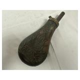 Old Copper / Brass Black Powder Flask
