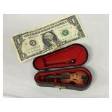 Miniature Cased Violin