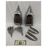 Lot of Vintage Tailights and Other Items