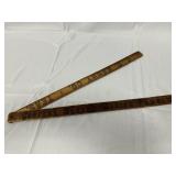 Antique Folding Tea Advertisement Yard Stick