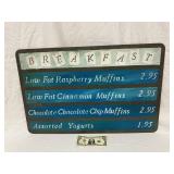 Heavy Metal 'Breakfast' Sign
