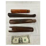 4 Wood Shotgun / Rifle Forearm Stocks