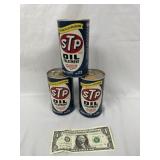 Lot of 3 STP Oil Treatment Cans