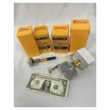 Lot of 4 Dewalt Drill Bits