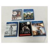 Lot of 5 Blu Ray DVDs