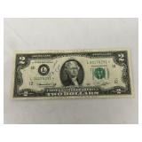 Series 1976 Two Dollar Bill #3