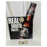 Labatt Ice 'Real Smooth Taste' Metal Sign