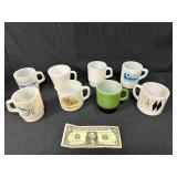 Vintage Fire-King, Federal Glass & More Mixed Mugs