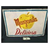 Manzanita Metal Advertisement Sign