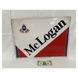 Vintage McLogan Metal Sign