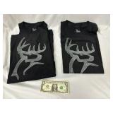 Lot of 2 Buck Comander Shirts Size 2 Xl