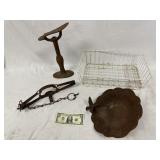Shoe Holder,Basket, Trap and Birdbath