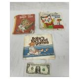 Lot of 3 Vintage Cloth Books