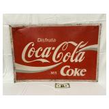 Mexican Coca Cola Metal Sign