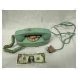 Vintage The Princess Turquoise Rotary Dial  Phone