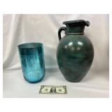 Lot of 2 Pieces of Glassware
