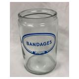 Graf Co. Bandages Glass Jar