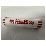 Roll of Uncirculated Pennies