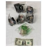 6 Collectible Star Wars Taco Bello Promo Toys