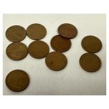 10 Misc. Wheat Pennies #7