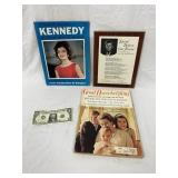 Lot of 3 Kennedy Items