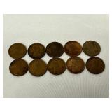 10 Misc. Wheat Pennies #1