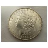 1884-O U.S. Morgan Silver Dollar - 90% Silver