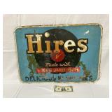 Vintage Hires Metal Sign
