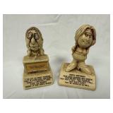 Vintage 1970's Paula Figurines