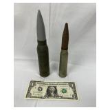 Collectible Military Inert 20MM & 25MM Ammo Rounds