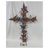 Butterfly Metal Cross