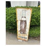 Pepsi Metal Advertisment Sign
