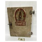 Vintage 'Have a Coke' Commercial Cooler Door
