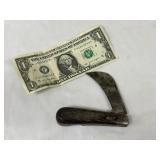 Vintage Kutmaster Hawks Bill Single Blade Knife