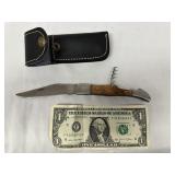 Pocket Knife W/ Sheath and Wine Screw