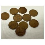 10 Misc. Wheat Pennies #2