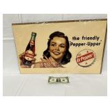 'The Freindly Pepper Upper' Dr Pepper Sign