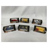 6 Total NOS Maisto Small Toy Cars - Boxed