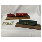 2 Katy Railroad MKT Train Models